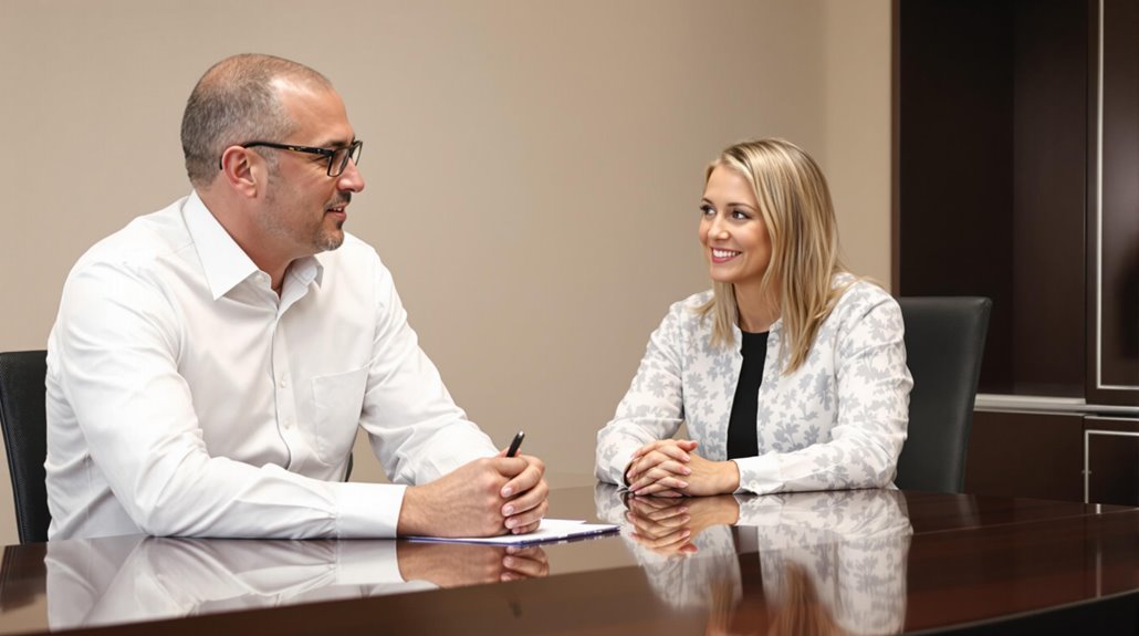 immigration consultants reviewing client work together in Surrey immigration consultants reviewing client work together in Surrey